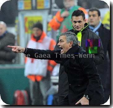 Milan head coach Jose Mourinho