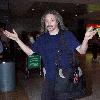 Mike Bordin of Faith No More arrives into Sydney Airport to headline at the Soundwave music festival. Sydney.