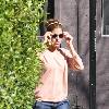 Eva Mendes leaving her local gym near Laurel Canyon Los Angeles.