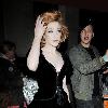 Nicola Roberts leaving the Mayfair Hotel London.