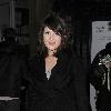 Gemma Arterton leaving the Garrick Theatre, having performed in 'The Little Dog Laughed' London.