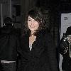 Gemma Arterton leaving the Garrick Theatre, having performed in 'The Little Dog Laughed' London.