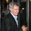 Harrison Ford leaves Ciprianis with a blue bandage on his left thumb London.