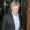 Harrison Ford leaves Ciprianis with a blue bandage on his left thumb London.