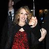 Kylie Minogue arriving for the Miss Polly Rae: The All New Hurly Burly Show at the Leicester Square Theatre. London.