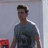 Daren Kagasoff shopping at Fred Segal in Hollywood Los Angeles.