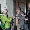 Kim Cattrall leaving the Vaudeville Theatre after rehearsals for the West End Production of Noel Coward's 'Private Lives' London.