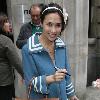 Myleene Klass outside the Radio 2 studios London.