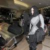 Nadya Suleman, aka Octomom, arriving at LAX Airport on a Delta flight. Los Angeles.