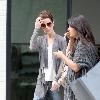 Actress Kate Beckensale 
out with a friend shopping at John Varvatos store 
West Hollywood, California.