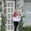 Reality star Kristin Cavallari
from the tv show 'The Hills', leaving Neil George Hair Salon. She also got a parking citation for a parking violation 
Beverly Hills, California.