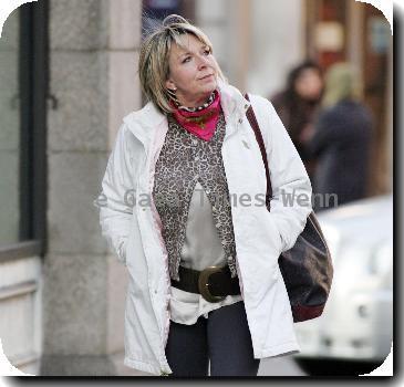 Fern Britton
 Seen leaving the Villandry Restaurant in the West End. 
London, England.