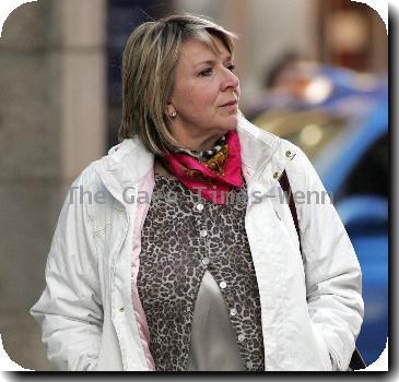 Fern Britton
 Seen leaving the Villandry Restaurant in the West End. 
London, England.