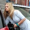 Kerry Katona 
leaving her mums house.
Warrington, England.