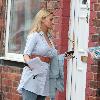 Kerry Katona 
leaving her mums house.
Warrington, England.