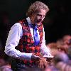 Thomas Gottschalk during the warm up before appearing on German ZDF TV show 'Wetten, Dass...' at Messe Erfurt. Erfurt.