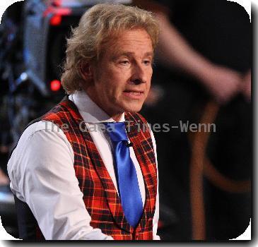 Thomas Gottschalk during the warm up before appearing on German ZDF TV show 'Wetten, Dass...' at Messe Erfurt. Erfurt.