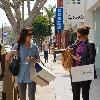 Emily Blunt seen shopping at the 'Splendid' clothing store with a friend on Robertson Boulevard. Los Angeles.