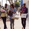 Emily Blunt seen shopping at the 'Splendid' clothing store with a friend on Robertson Boulevard. Los Angeles.