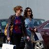 Emily Blunt seen shopping at the 'Splendid' clothing store with a friend on Robertson Boulevard. Los Angeles.