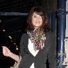 Gemma Arterton leaving the Garrick Theatre, having performed in 'The Little Dog Laughed' London.