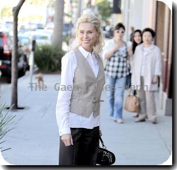 Anna Anka Swedish-American model and author out and about in Beverly Hills Los Angeles.