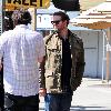 David Denman seen having lunch at Toast Bakery and Cafe.  Los Angeles.