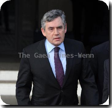 Prime Minister Gordon Brown
 departs the Queen Elizabeth II Centre after giving evidence at the Iraq Inquiry
London, England.