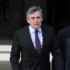 Prime Minister Gordon Brown
 departs the Queen Elizabeth II Centre after giving evidence at the Iraq Inquiry
London, England.