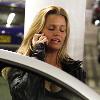 Kerry Katona
seen talking on her phone as she returns to her car after shopping.
Liverpool, England.