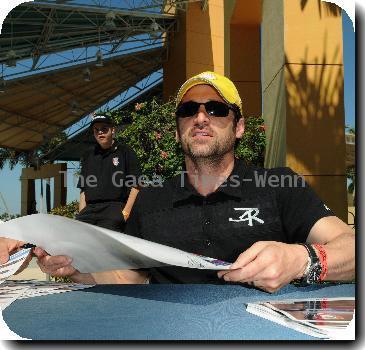 Patrick Dempsey
prior to the Miami Grand Prix on March 6th, 2010 
Homestead, Florida.