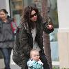 Minnie Driver 
enjoys a day out with her son Henry Story Driver, in Hollywood.
Los Angeles, California, USA.