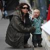 Minnie Driver 
enjoys a day out with her son Henry Story Driver, in Hollywood.
Los Angeles, California, USA.