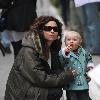 Minnie Driver 
enjoys a day out with her son Henry Story Driver, in Hollywood.
Los Angeles, California, USA.