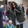 Minnie Driver 
enjoys a day out with her son Henry Story Driver, in Hollywood.
Los Angeles, California, USA.