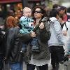 Minnie Driver 
enjoys a day out with her son Henry Story Driver, in Hollywood.
Los Angeles, California, USA.