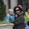 Minnie Driver 
enjoys a day out with her son Henry Story Driver, in Hollywood.
Los Angeles, California, USA.