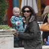 Minnie Driver 
enjoys a day out with her son Henry Story Driver, in Hollywood.
Los Angeles, California, USA.