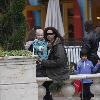 Minnie Driver 
enjoys a day out with her son Henry Story Driver, in Hollywood.
Los Angeles, California, USA.