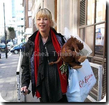 Sara Cox
leaving the BBC Radio 1 studios after presenting her final show to begin her maternity leave
London, England.