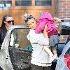 Kerry Katona 
seen out running errands.
Cheshire, England.