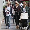 Gwen Stefani talking on her phone while out shopping at The Grove in Hollywood
Los Angeles, California.