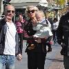 Gwen Stefani talking on her phone while out shopping at The Grove in Hollywood
Los Angeles, California.