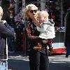 Gwen Stefani talking on her phone while out shopping at The Grove in Hollywood
Los Angeles, California.