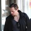 Alexander Skarsgard 
enjoys lunch with friends at Joan's on Third
Los Angeles, California.