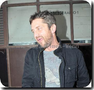 Gerard Butler 
outside the Radio One studios
London, England.