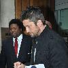 Gerard Butler 
outside the Radio One studios
London, England.