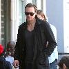 Alexander Skarsgard enjoys lunch with friends at Joan's on Third Los Angeles.