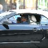 Eddie Griffin out and about driving his car in Beverly Hills Los Angeles.