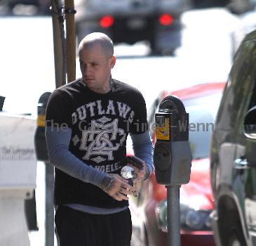 Benji Madden out and about in West Hollywood
Los Angeles, California.